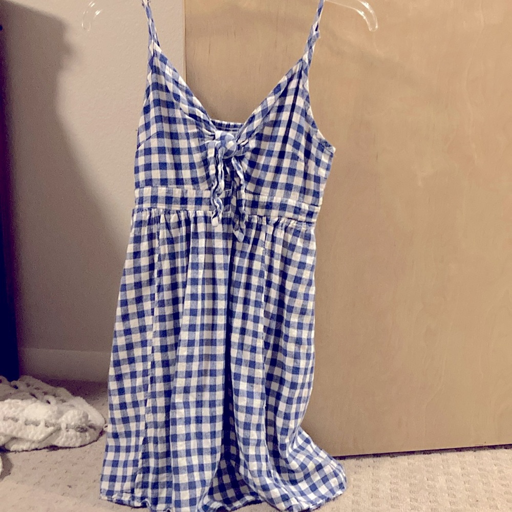 Checkered summer dress